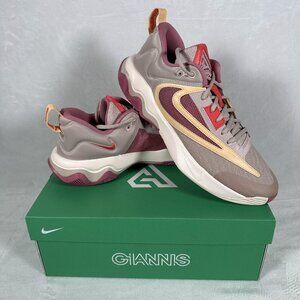 Nike Giannis Immortality 3 Men Shoes DZ7533 200 Fossil Stone Gold Size 11 NWB